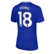 Everton Ashley Young #18 Replike Domaci Dres za Ženska 2024-25 Kratak Rukav